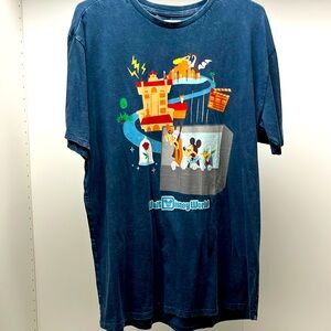 Walt Disney World Vintage-Washed Navy Tshirt Hollywood Studios